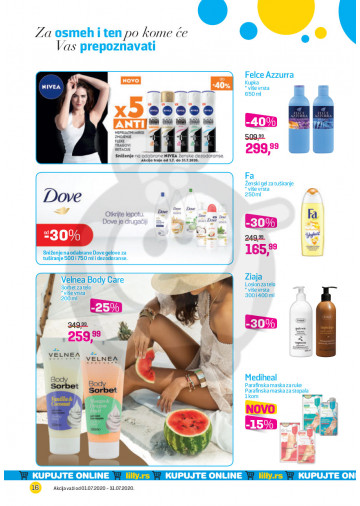 Lilly Drogerie Akcija Katalog Jul 2020 Kuda U Kupovinu