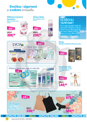 Lilly Drogerie Akcija Katalog Septembar 2020 Kuda U Kupovinu