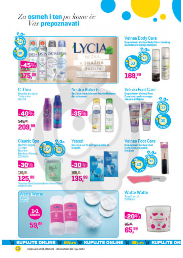 Lilly Drogerie Akcija Katalog Septembar 2019 Kuda U Kupovinu