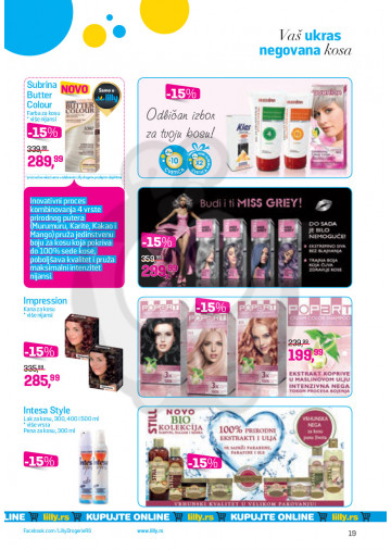 Lilly Drogerie Akcija Katalog Septembar 2019 Kuda U Kupovinu