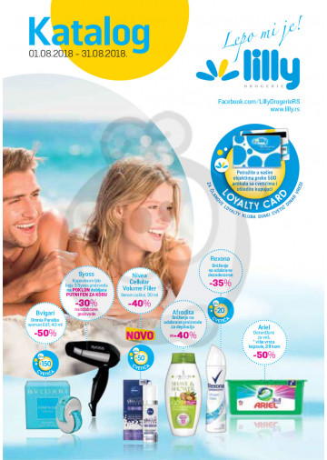 Lilly Drogerie Akcija Katalog Avgust 2018 Kuda U Kupovinu