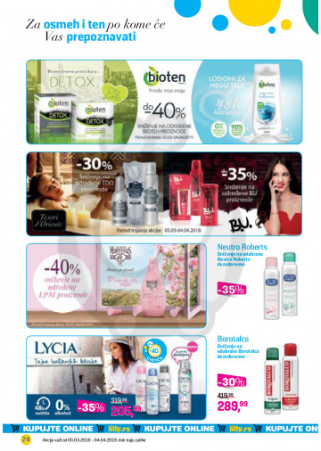 Lilly Drogerie Akcija Katalog Mart 2019 Kuda U Kupovinu