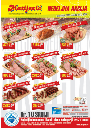 Matijevic Katalog Akcija 20 10 26 10 2014 Kuda U Kupovinu