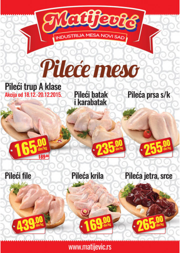 Proizvodi na akciji su obeleženi datumom trajanja - Redovne cene su podložne promenama