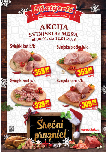 Proizvodi na akciji su obeleženi datumom trajanja - Redovne cene su podložne promenama