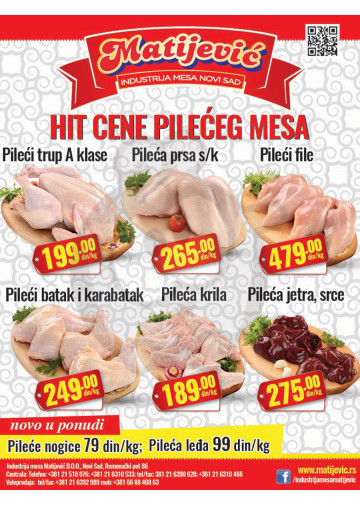 Proizvodi na akciji su obeleženi datumom trajanja - Redovne cene su podložne promenama