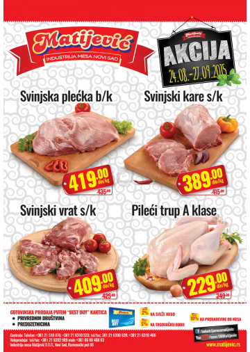 Matijevic Katalog Akcija I Redovna Ponuda Kuda U Kupovinu