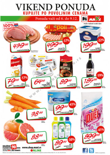 Maxi Vikend Akcija 06 12 09 12 2012 Kuda U Kupovinu