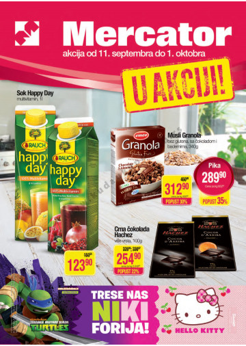 Mercator Katalog Akcija Beograd Novi Sad 11 09 01 10 2014 Kuda U Kupovinu