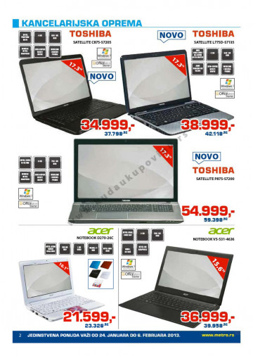 Metro Katalog Akcija Tehnika 24 01 06 02 2013 Kuda U Kupovinu