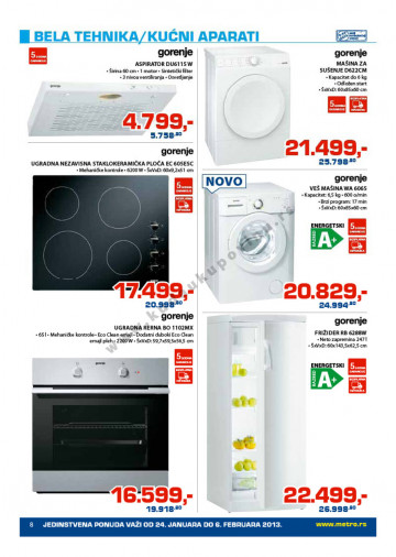 Metro Katalog Akcija Tehnika 24 01 06 02 2013 Kuda U Kupovinu