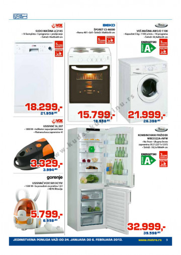 Metro Katalog Akcija Tehnika 24 01 06 02 2013 Kuda U Kupovinu