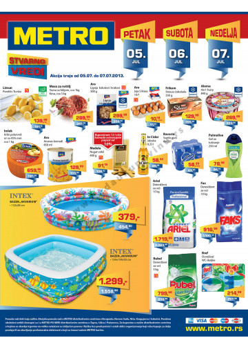 Metro Vikend Katalog Akcija 05 07 07 07 2013 Kuda U Kupovinu