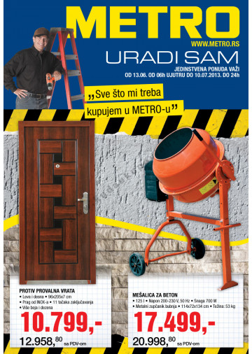 Metro Katalog Akcija Uradi Sam 13 06 10 07 2013 Kuda U Kupovinu