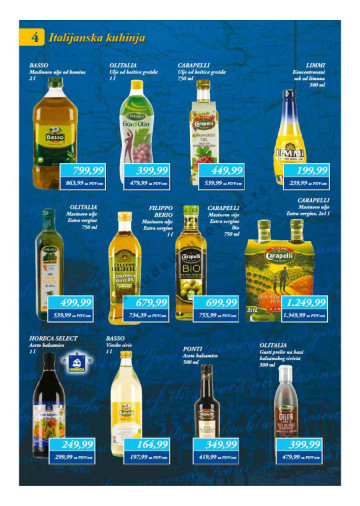 Katalog Akcija Italijanaska Kuhinja