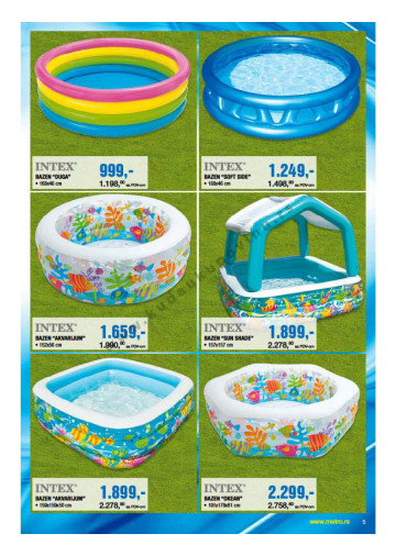 Metro Katalog Akcija Bazeni 30 05 26 06 2013 Kuda U Kupovinu