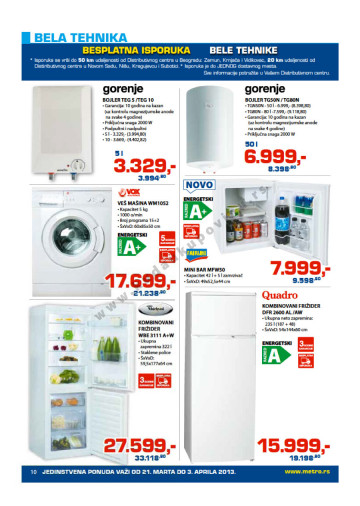 Metro Katalog Akcija Tehnika 21 03 03 04 2013 Kuda U Kupovinu