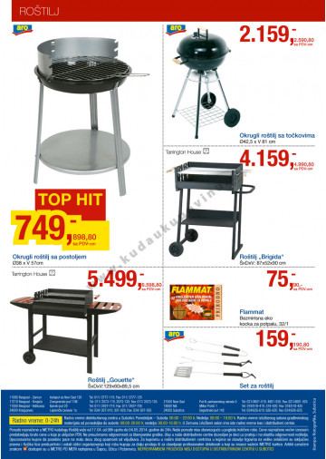 Metro Katalog Akcija Rostilj 17 04 04 05 2014 Kuda U Kupovinu