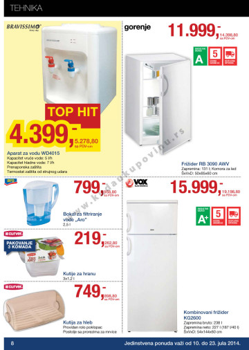 Metro Katalog Akcija Neprehrana 10 07 23 07 2014 Kuda U Kupovinu