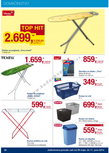 Metro Katalog Akcija Neprehrana 29 05 11 06 2014 Kuda U Kupovinu