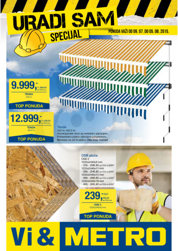 Metro Katalog Akcija Uradi Sam 09 07 05 08 2015 Kuda U Kupovinu