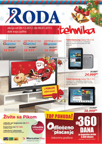 Roda Katalog Akcija Tehnika 06 12 06 01 2013 Kuda U Kupovinu