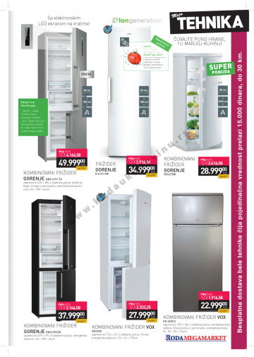 Roda Katalog Akcija Tehnika 05 12 06 01 2015 Kuda U Kupovinu