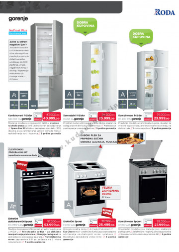 Roda Katalog Akcija Tehnika Gorenje 04 09 28 09 2014 Kuda U Kupovinu