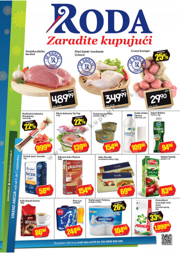 Roda Vikend Katalog Akcija 05 09 07 09 2014 Kuda U Kupovinu