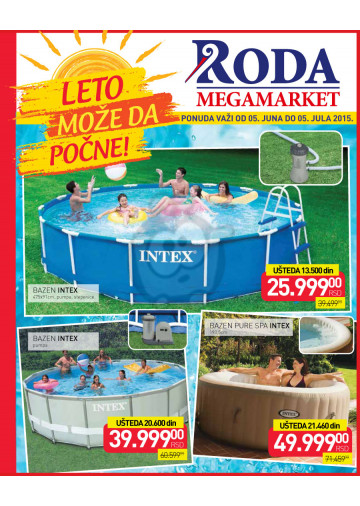 Roda Katalog Akcija Sve Za Leto 05 06 05 07 2015 Kuda U Kupovinu
