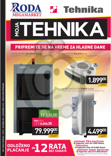 Roda Katalog Akcija Tehnika Oktobar 2015 Kuda U Kupovinu