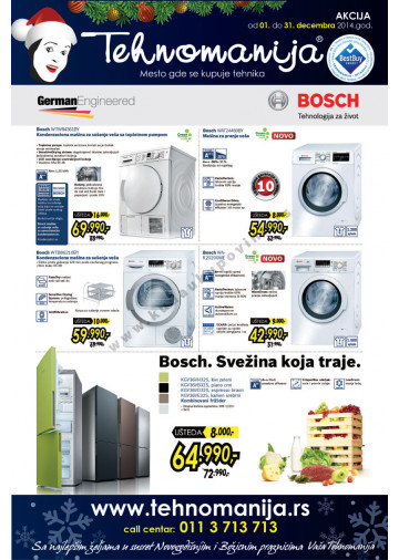 Tehnomanija Katalog Akcija Bela Tehnika 01 12 31 12 2014 Kuda U Kupovinu