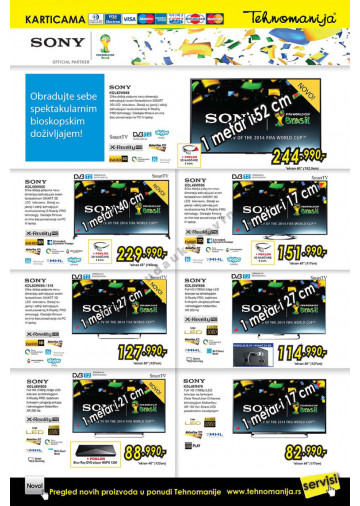 Tehnomanija Katalog Akcija Televizori 01 06 30 06 2014 Kuda U Kupovinu