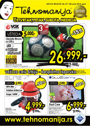 Tehnomanija Vikend Katalog Akcija 05 06 08 06 2013 Kuda U Kupovinu