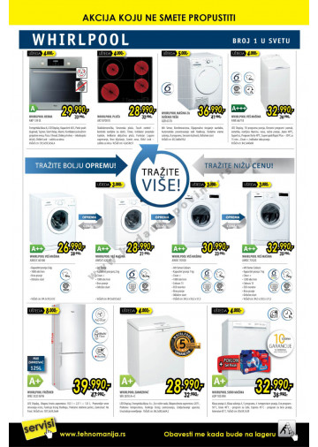 Tehnomanija Katalog Akcija Bela Tehnika 01 10 31 10 2014