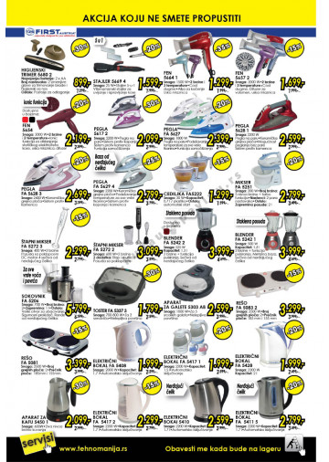 Katalog Akcija Kućni Aparati