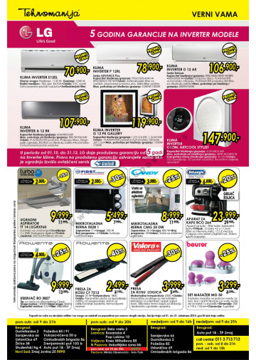 Katalog Akcija Kućni Aparati