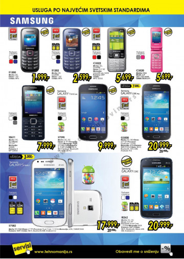 Tehnomanija Katalog Akcija Telefoni I Tableti 01 10 31 10 2014 Kuda U Kupovinu