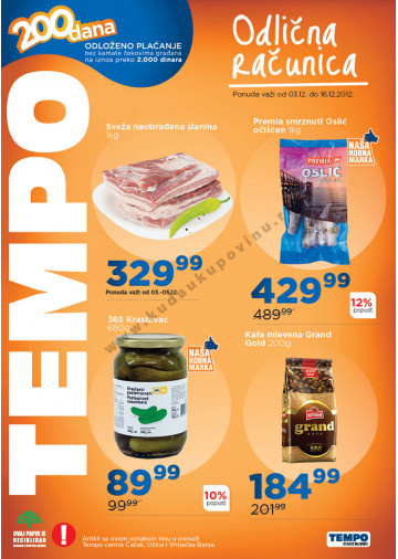 Katalog Akcija Hrana