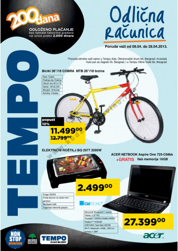 Tempo Akcija Katalog Neprehrana 08 04 28 04 2013 Kuda U Kupovinu