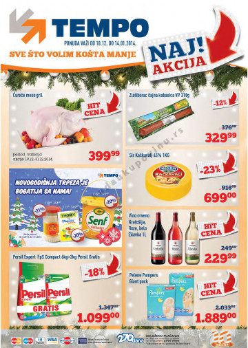 Tempo Akcija Katalog 18 12 14 01 2015 Kuda U Kupovinu