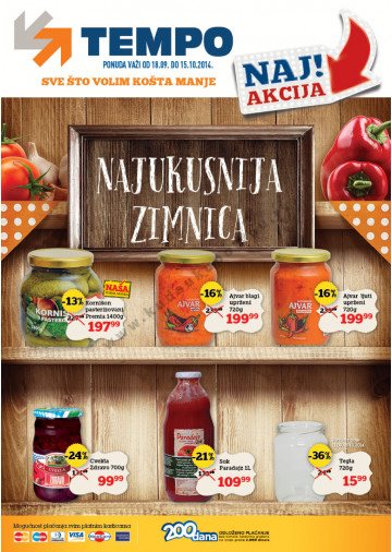 Tempo Zimnica Katalog Akcija 18 09 15 10 2014 Kuda U Kupovinu