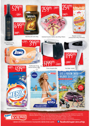 Super Vero Vikend Katalog Akcija 28 06 01 07 2013 Kuda U Kupovinu