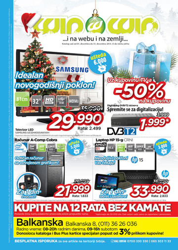 Win Win Katalog Akcija 01 12 31 12 2014 Kuda U Kupovinu