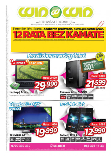 Win Win Katalog Akcija 01 09 30 09 2014 Kuda U Kupovinu