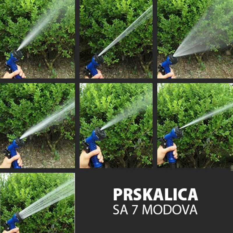 Magično rastegljivo crevo za vodu sa prskalicom - KING STRONG HOSE