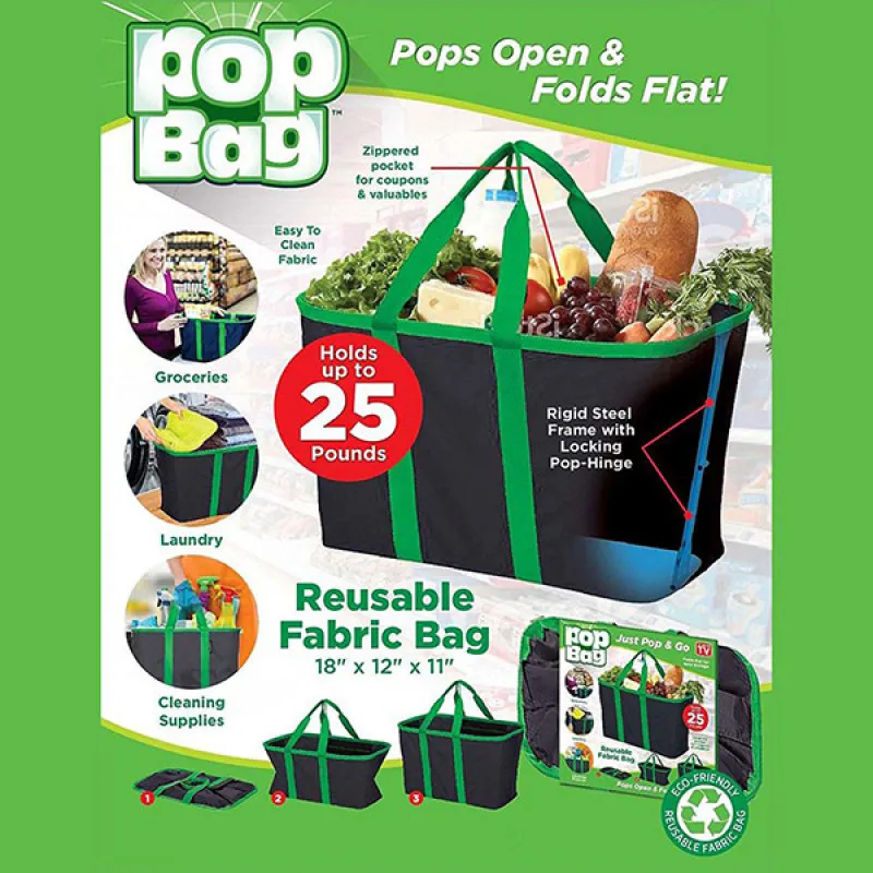 POP BAG - Sklopiva torba za namirnice