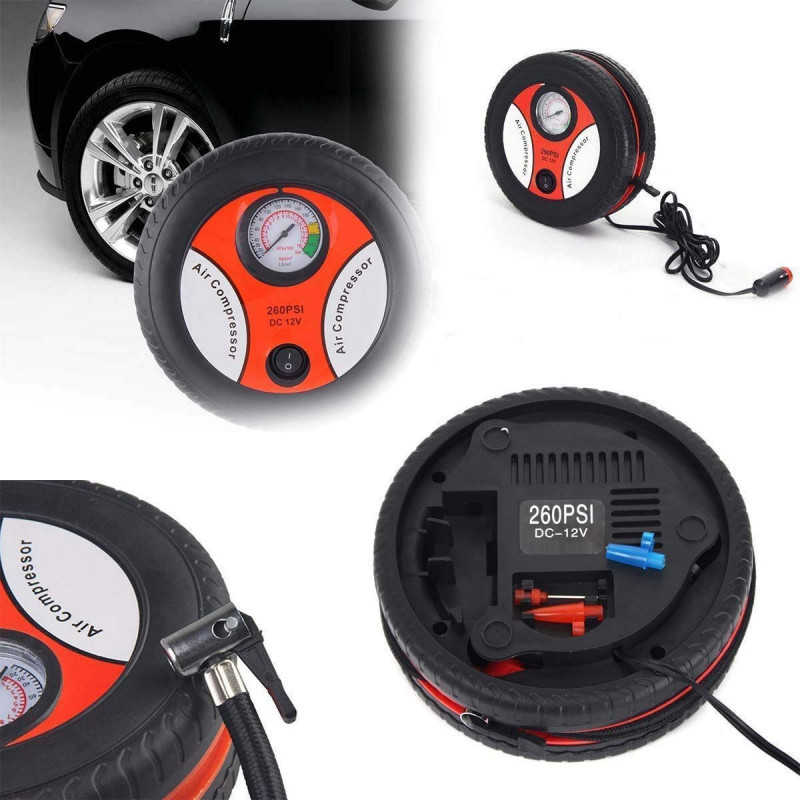 Tyre Air Compressor - Mini kompresor u obliku točka za Vaš auto