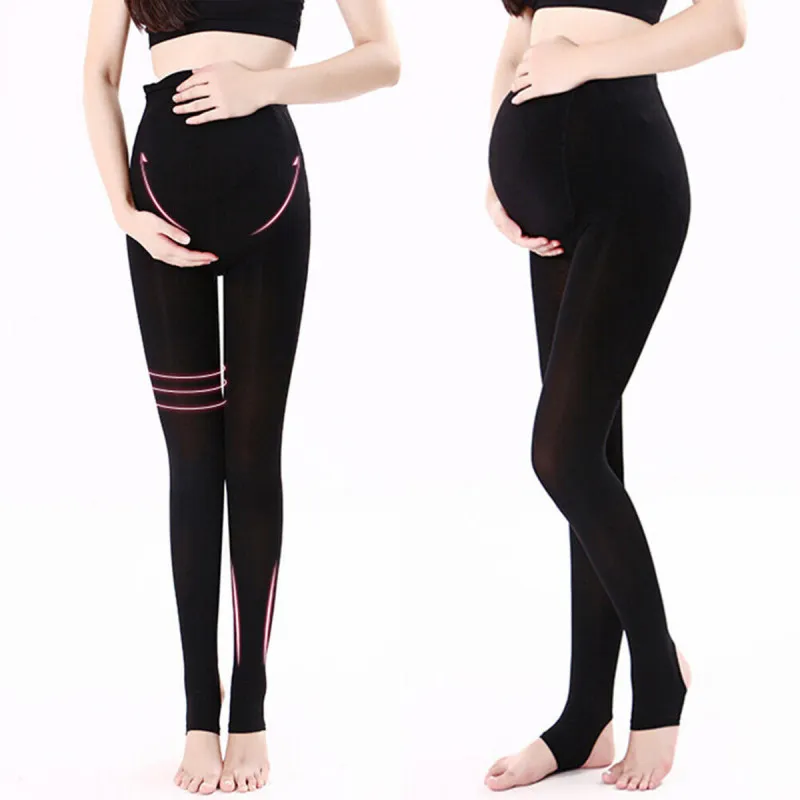 Black Foot Tights - Čarape za potpunu udobnost trudnica