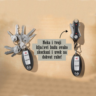 Key Ninja - 3 u 1 praktičan organizer ključeva